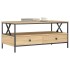 Mesa de centro madera de ingeniería roble Sonoma 100x51x45