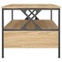 Mesa de centro madera de ingeniería roble Sonoma 100x51x45