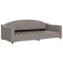 Sofá cama nido con cajones tela gris taupe 90x200