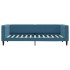 Sofá cama nido con cajones terciopelo azul 90x200