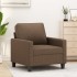 Sillón de tela marrón 60