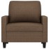 Sillón de tela marrón 60