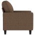 Sillón de tela marrón 60