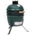 Barbacoa 2 en 1 ahumadora Kamado de cerámica verde 56