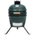 Barbacoa 2 en 1 ahumadora Kamado de cerámica verde 56