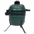 Barbacoa 2 en 1 ahumadora Kamado de cerámica verde 56