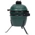 Barbacoa 2 en 1 ahumadora Kamado de cerámica verde 56