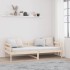 Sofá cama sin colchón madera maciza de pino 80x200