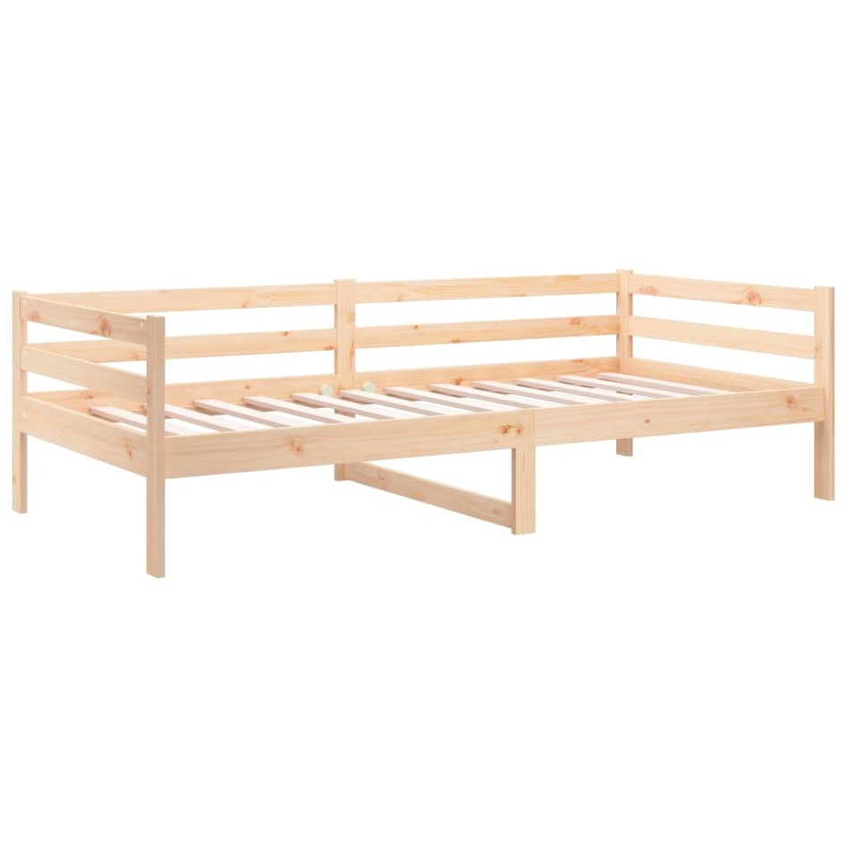 Sofá cama sin colchón madera maciza de pino 80x200