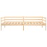 Sofá cama sin colchón madera maciza de pino 80x200