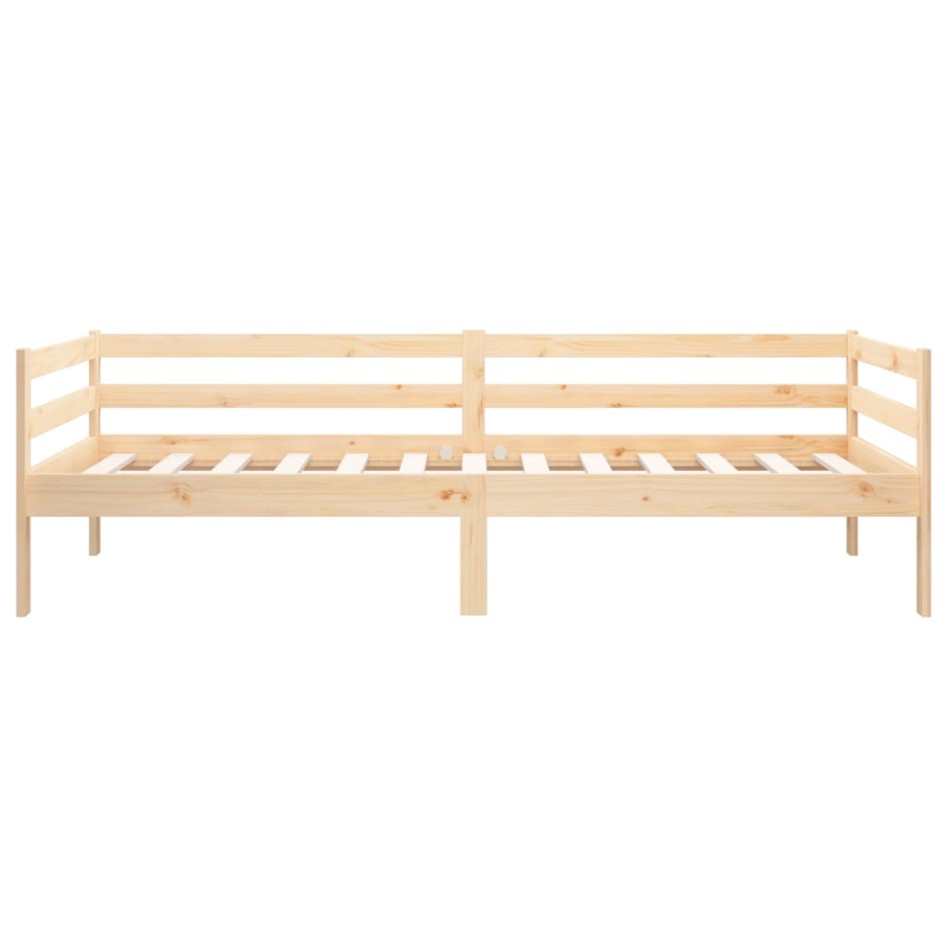 Sofá cama sin colchón madera maciza de pino 80x200