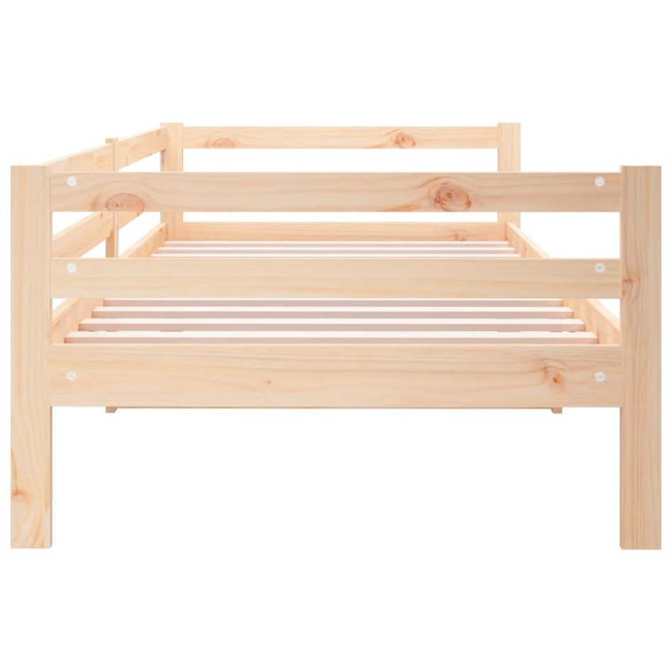 Sofá cama sin colchón madera maciza de pino 80x200