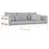 Sofá cama madera maciza de pino blanco 80x200
