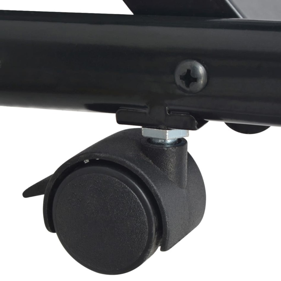 Revistero 47x40x134 cm blanco y negro