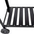 Soporte para barbacoa de carbón con 2