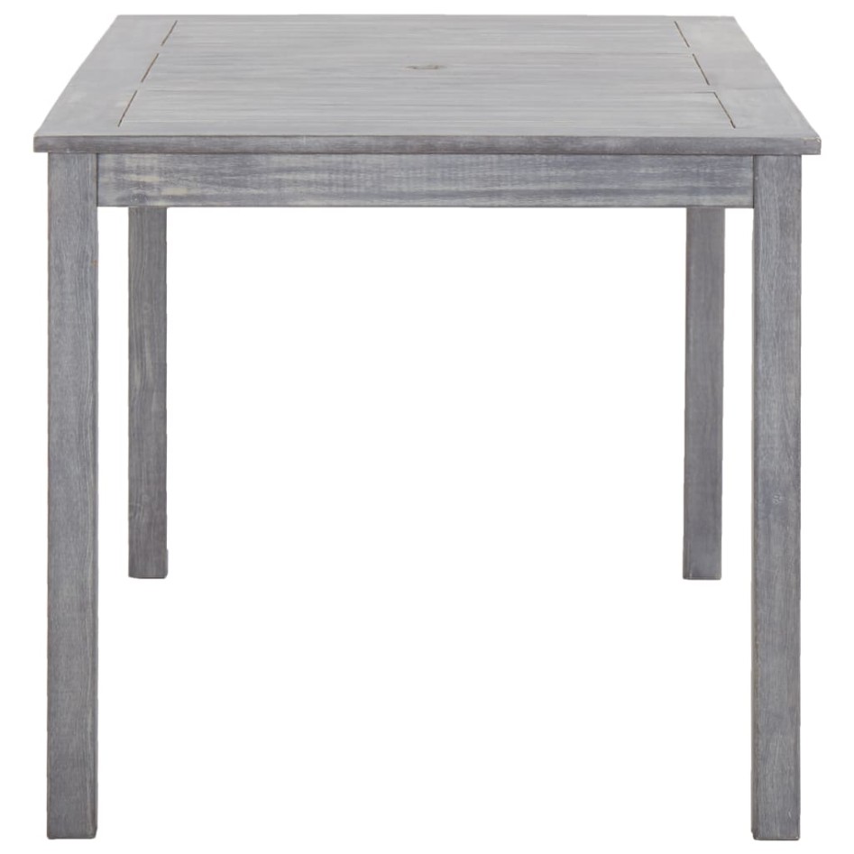 Set de comedor de jardín 5 piezas madera maciza de acacia