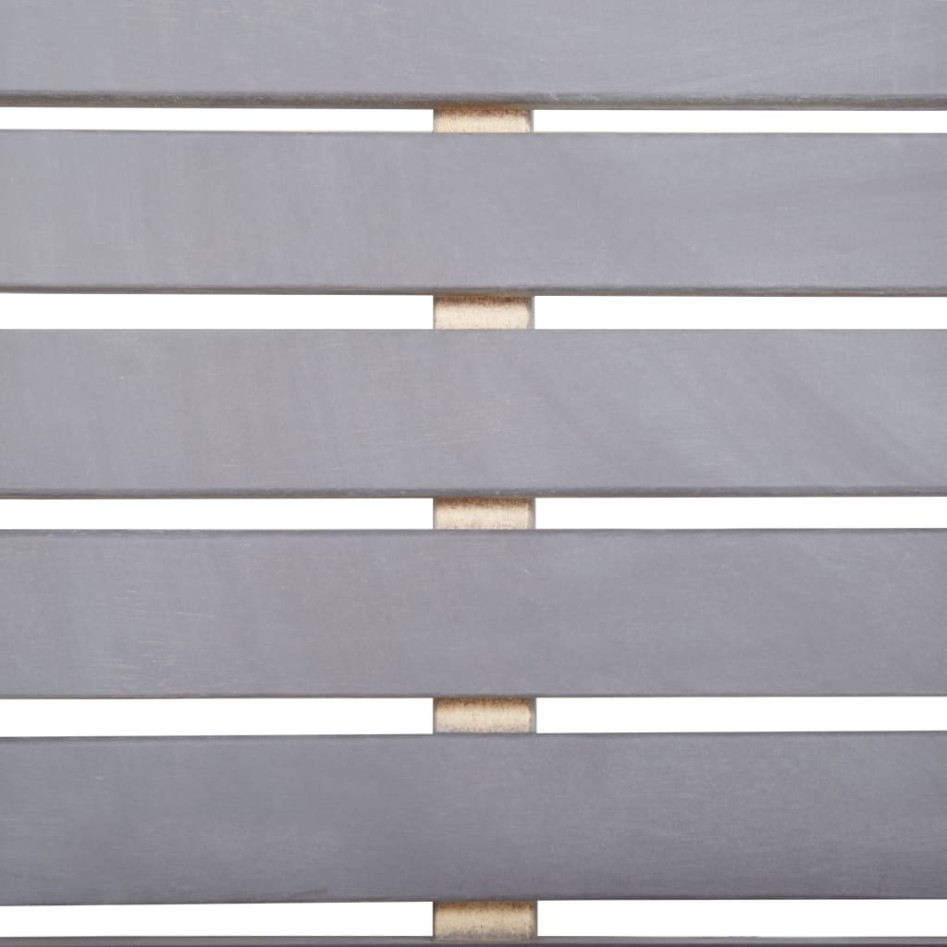 Set de comedor de jardín 5 piezas madera maciza de acacia