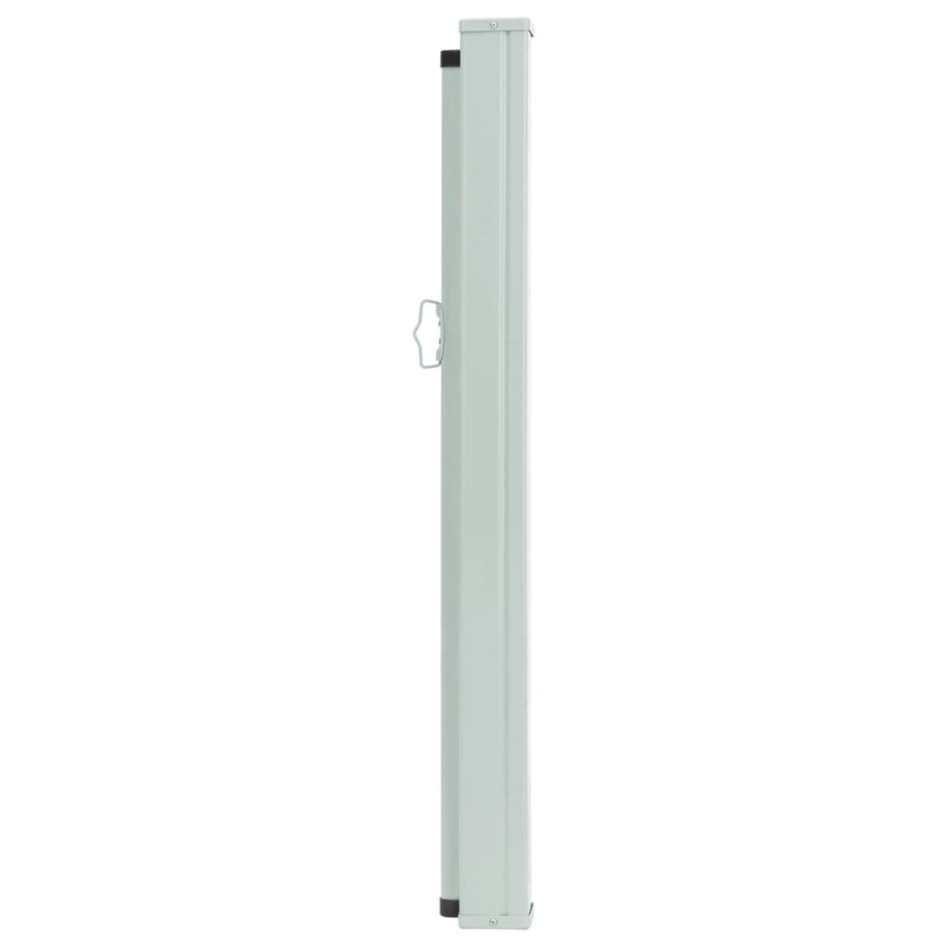 Toldo lateral retráctil de jardín rojo 120x500