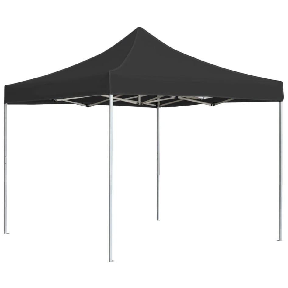 Carpa plegable profesional de aluminio gris antracita 2x2