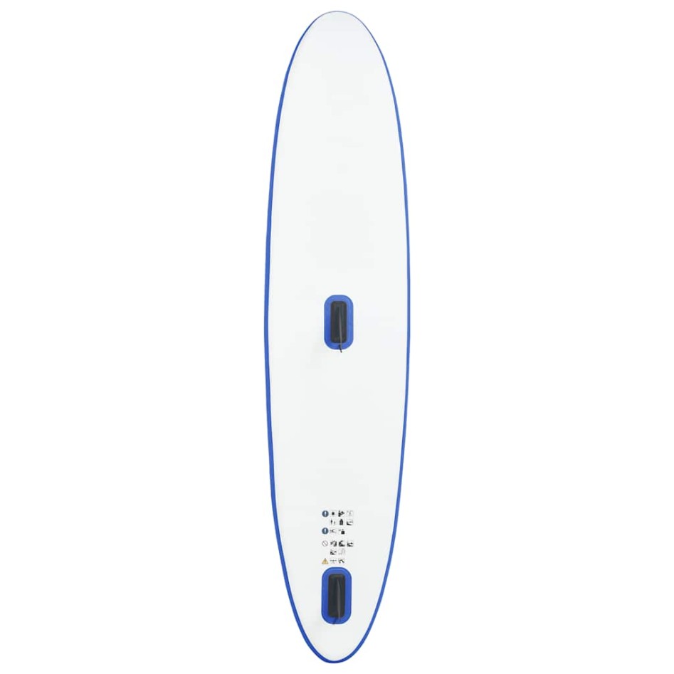 Tabla de paddle surf inflable con vela azul y