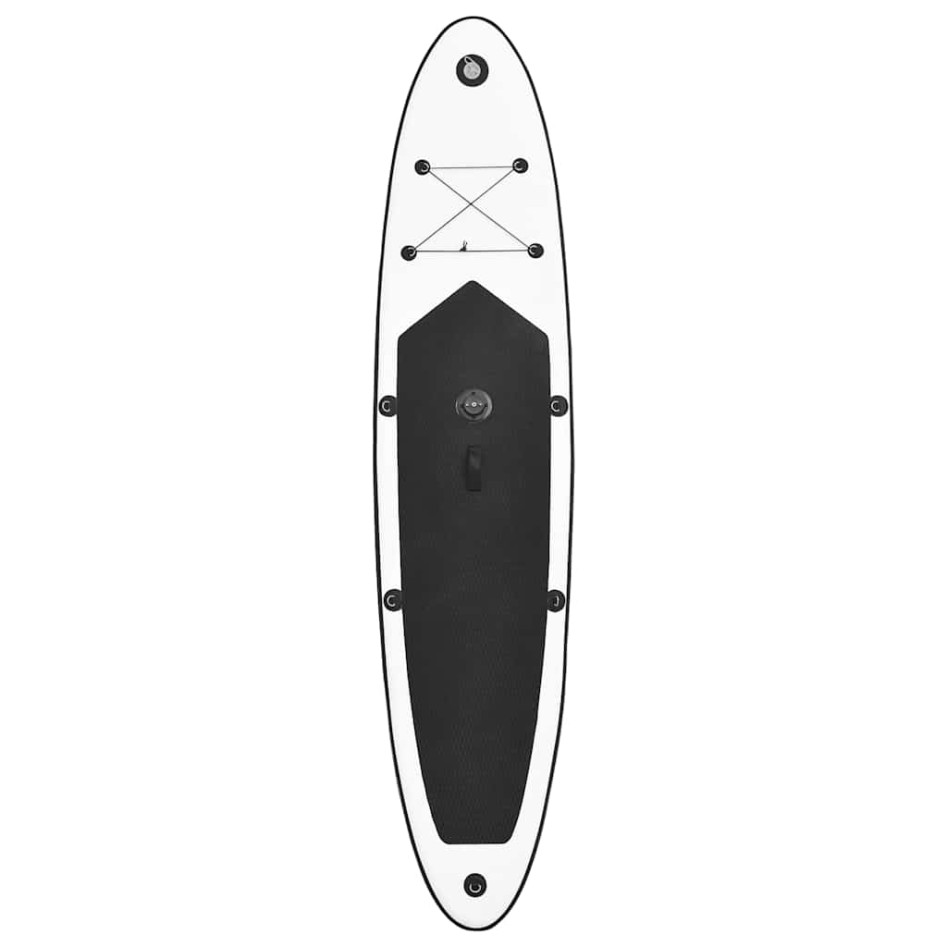 Tabla de paddle surf inflable con vela negro y