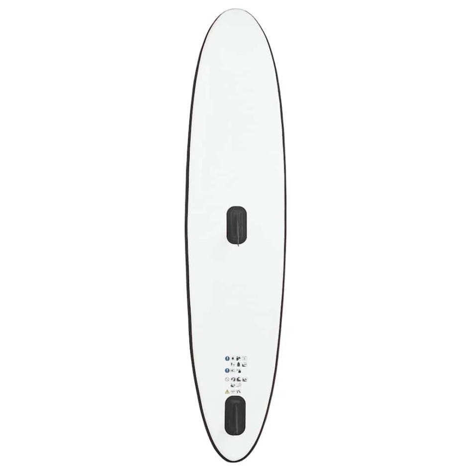 Tabla de paddle surf inflable con vela negro y