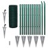 Set de euro valla acero verde 25x1
