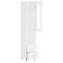 Aparador alto madera contrachapada blanco 34,5x34x180