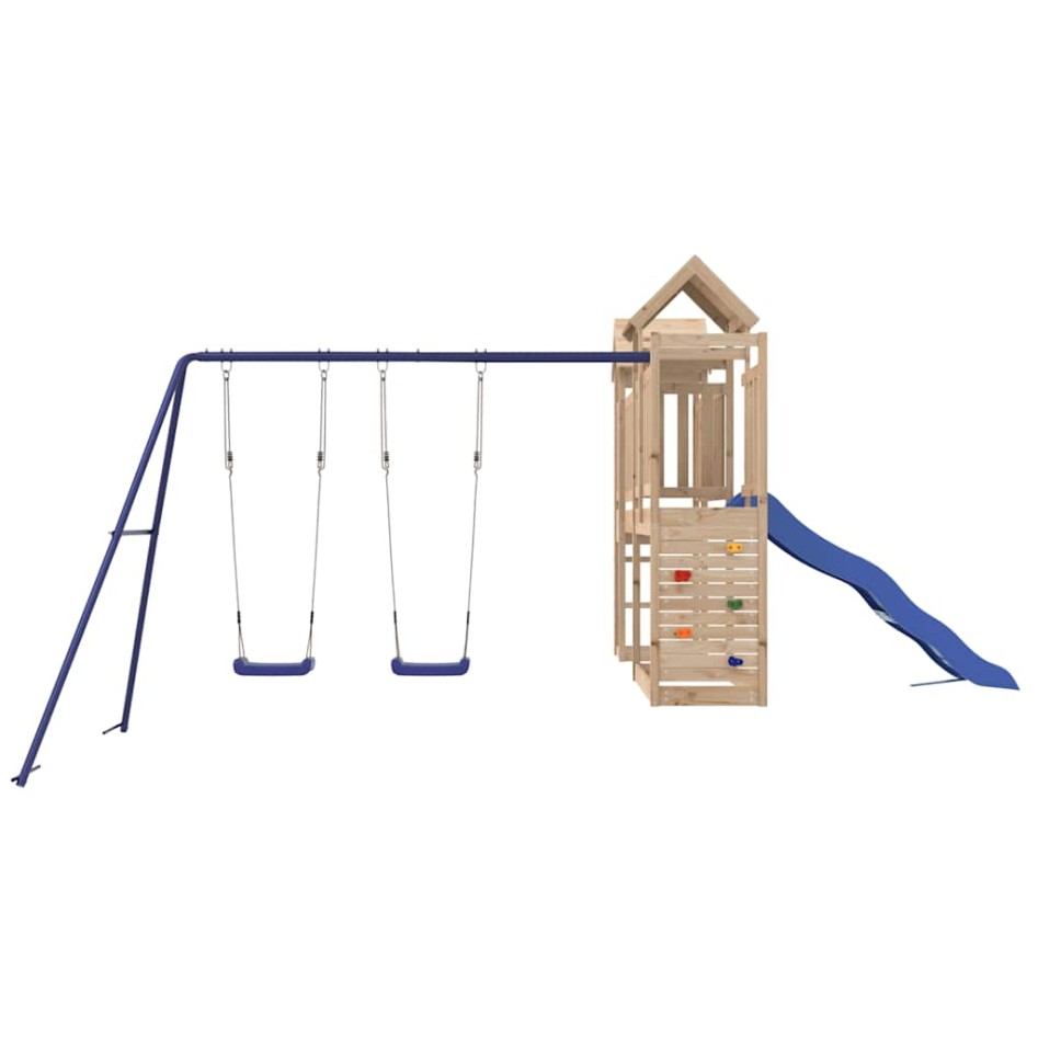 Parque infantil de exterior madera maciza de