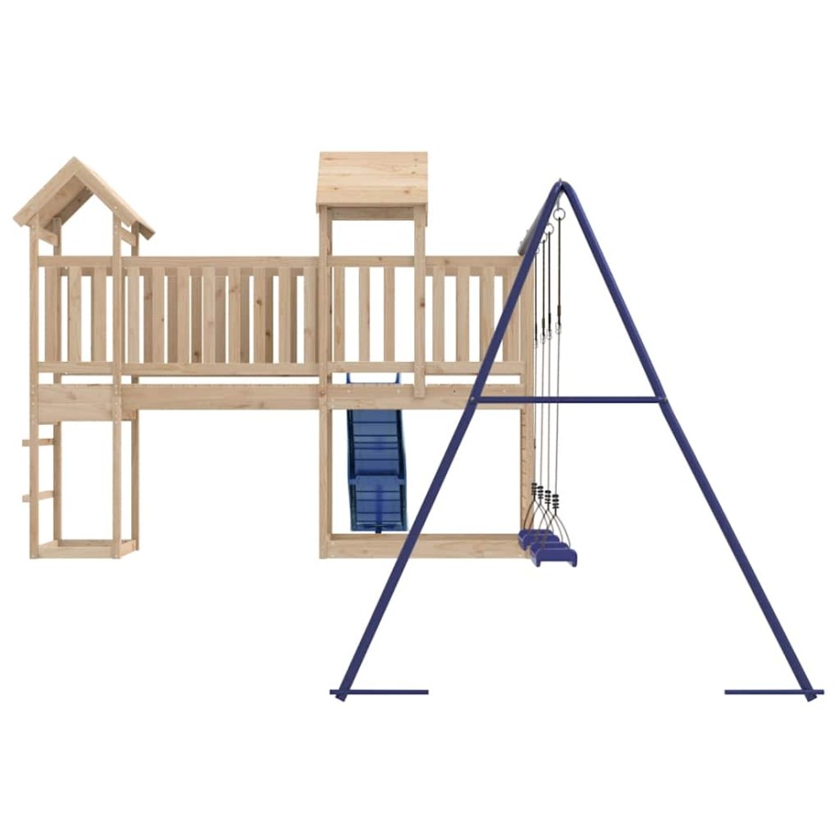 Parque infantil de exterior madera maciza de