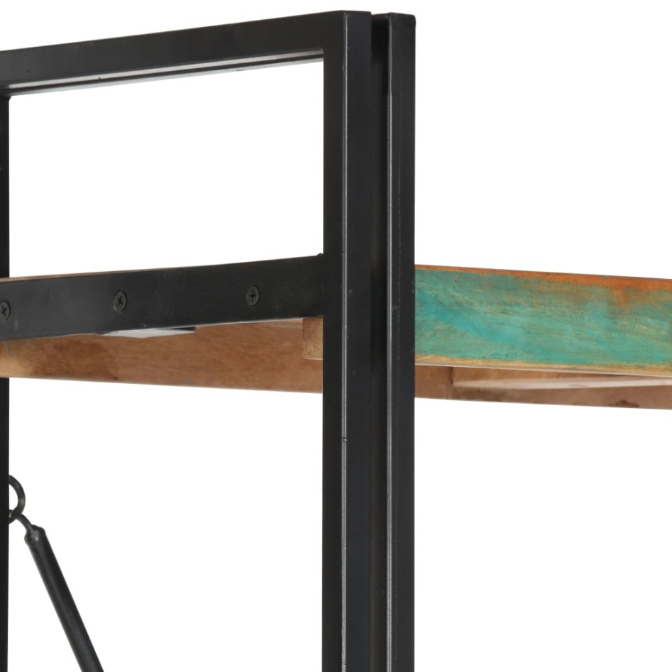 Estantería de 5 niveles madera maciza reciclada 60x30x180