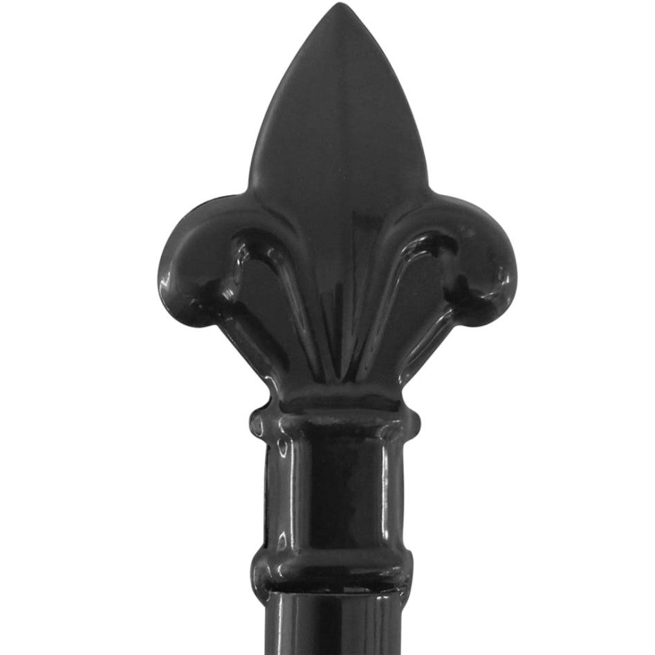 Puerta doble para valla con puntas de lanza 400x200