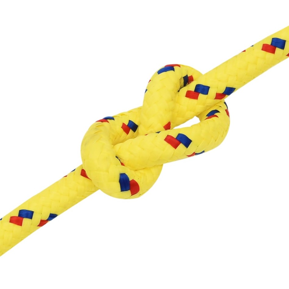 Cuerda de barco polipropileno amarillo 12 mm 250