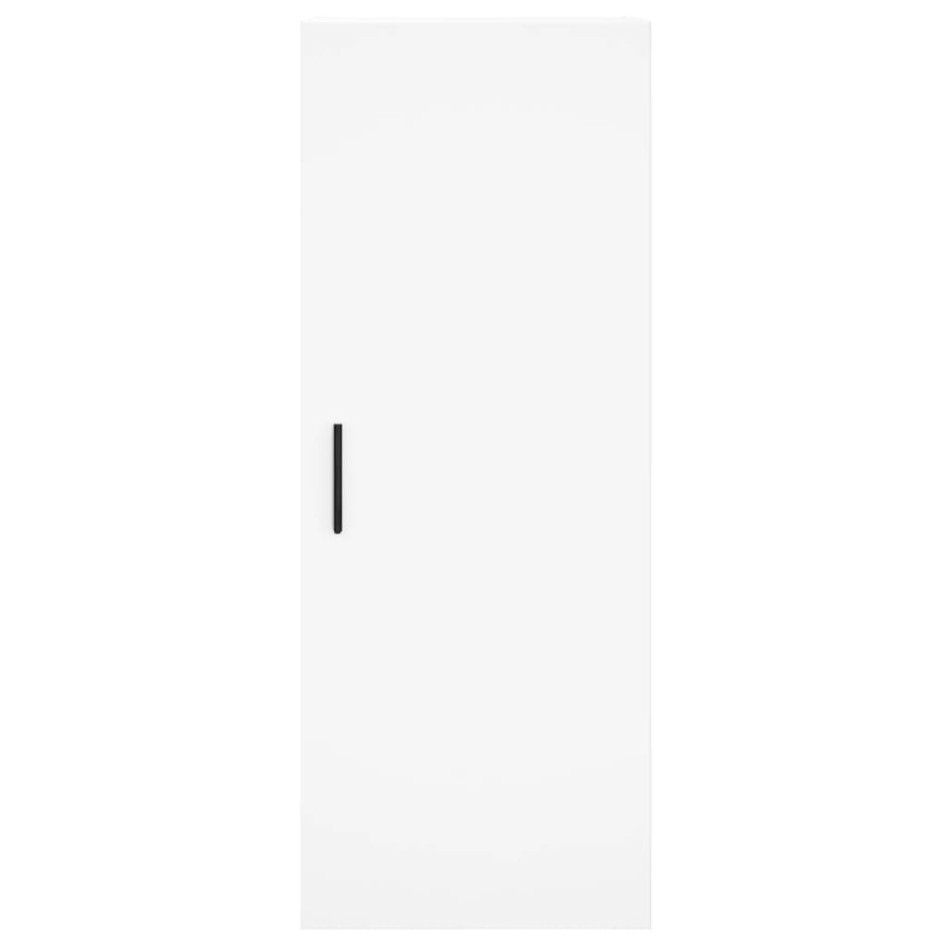 Aparador alto madera contrachapada blanco 34,5x34x180