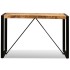 Mesa de comedor de madera maciza de mango rugosa 120