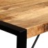 Mesa de comedor de madera maciza de mango rugosa 120