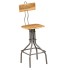 Taburetes de cocina 2 unidades madera maciza de teca