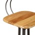 Taburetes de cocina 2 unidades madera maciza de teca