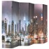 Biombo divisor plegable 228x170 cm Nueva York de