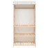 Armario de ropa de 3 niveles 79x40x170