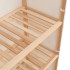 Armario de ropa de 3 niveles 79x40x170