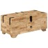 Mesa de centro de madera maciza de mango 80x40x35
