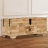 Mesa de centro de madera maciza de mango 80x40x35