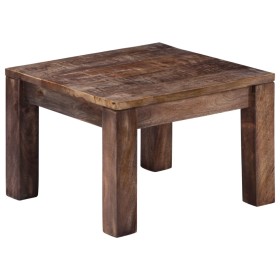 Mesa de centro madera maciza de mango 50x50x35