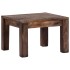 Mesa de centro madera maciza de mango 50x50x35