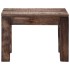 Mesa de centro madera maciza de mango 50x50x35