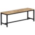 Banco de comedor madera maciza de mango en bruto 120