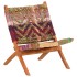 Silla chindi plegable de tela