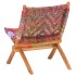 Silla chindi plegable de tela