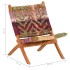 Silla chindi plegable de tela